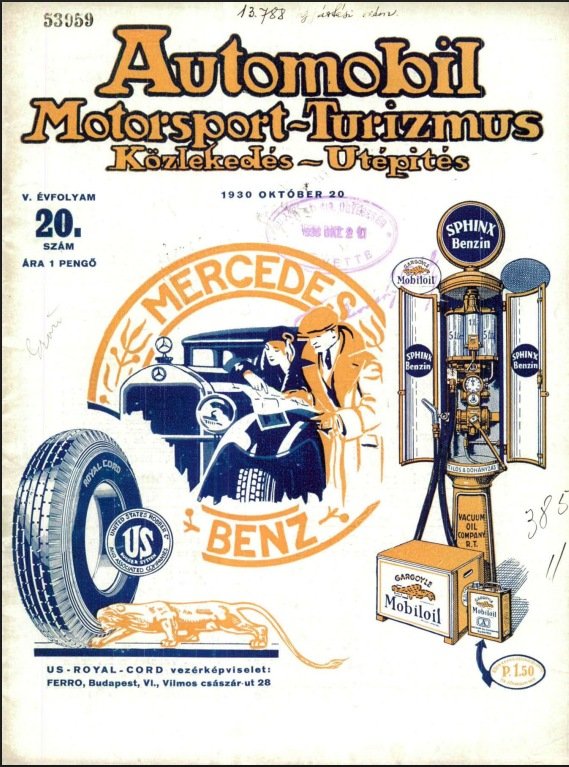 Automobil, Motorsport-Turizmus, Közlekedés-Útépítés