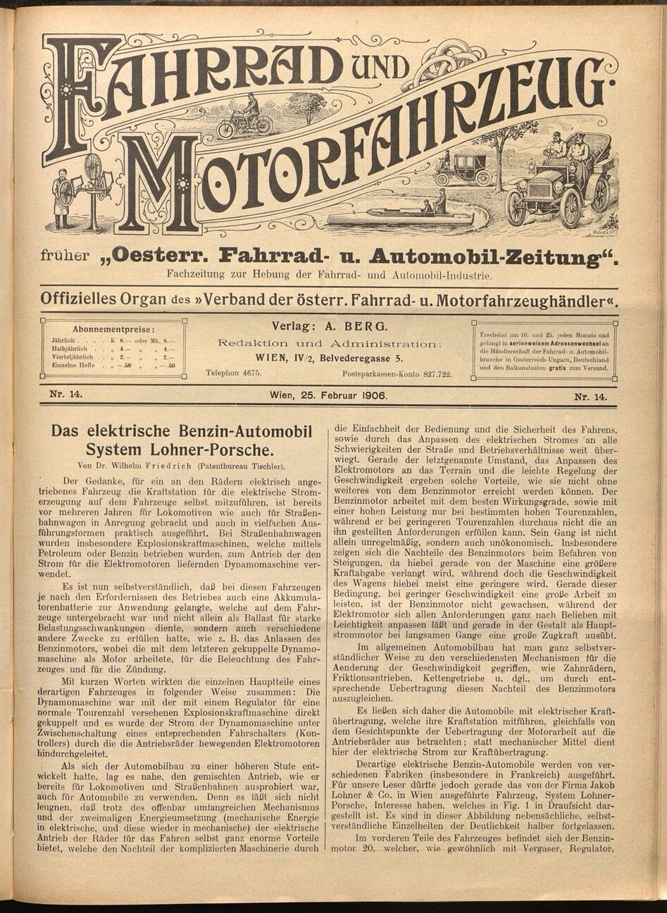 Österreichische Fahrrad- und Automobil-Zeitung