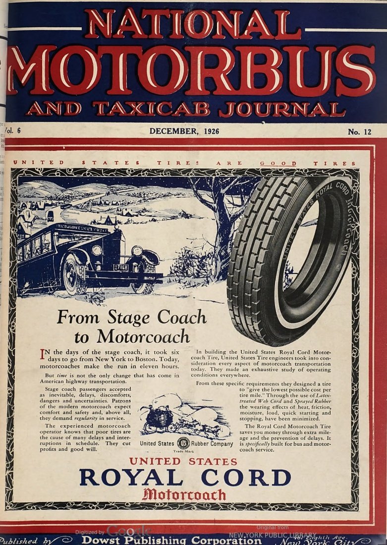 National Taxicab And Motorbus Journal